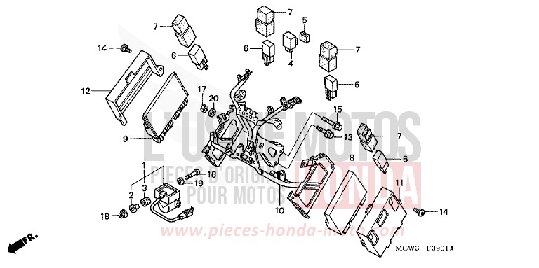 SOUTIEN DE CAPOT (VFR800A) for   from 