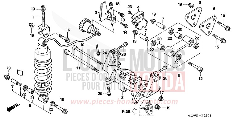 CUSCINO POSTERIORE (VFR800A) per   del 