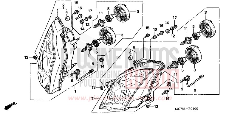 PROJECTEUR (E,ED,EK,F) for   from 