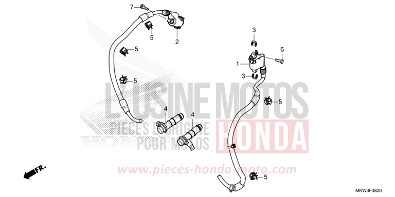 IGNITION COIL for NC750XD PEARL GLARE WHITE (NHB53) from 2021