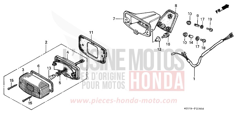 FEU ARRIERE (5) for   from 