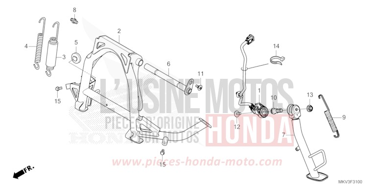 STAND for NSS750 GRAPHITE BLACK (NHB01) from 2022