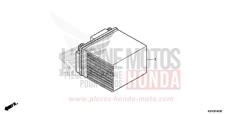 BATTERY for SH125 PEARL SIENA RED (R320) from 2016