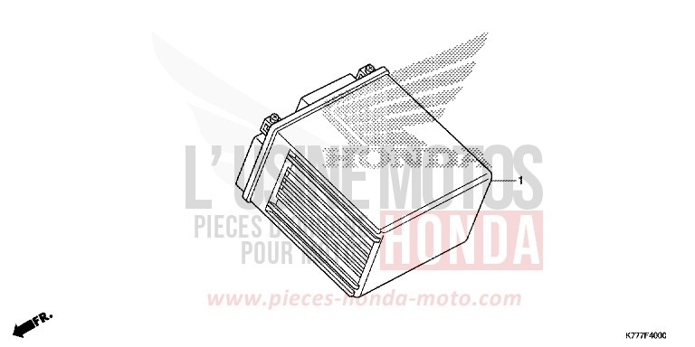 BATTERY for SH125 PEARL SPLENDOR RED (R369) from 2017