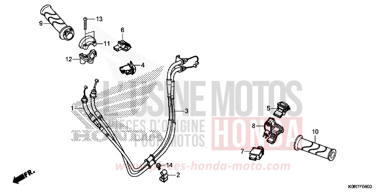 SWITCH/CABLE for SH125AD TIMELESS GRAY METALLIC (NHC28) from 2020