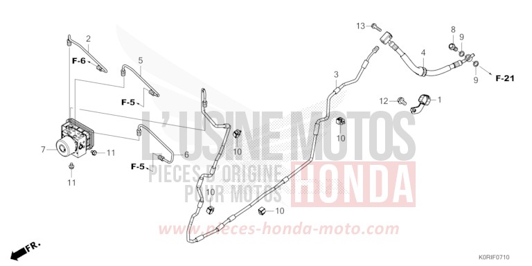 ABS MODULATOR for SH125AD MAT PEARL PACIFIC BLUE (PB397) from 2023