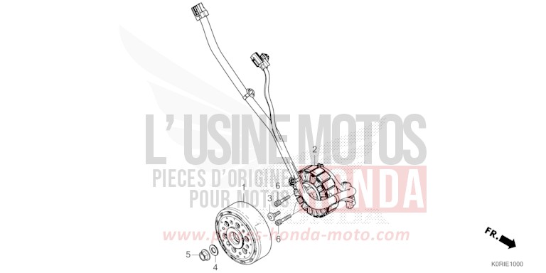 A.C.G. STARTER for SH125AD PEARL NIGHTSTAR BLACK (NHA84) from 2023