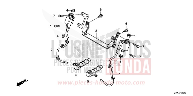 IGNITION COIL for NC750XA GLINT WAVE BLUE METALLIC (B197) from 2018