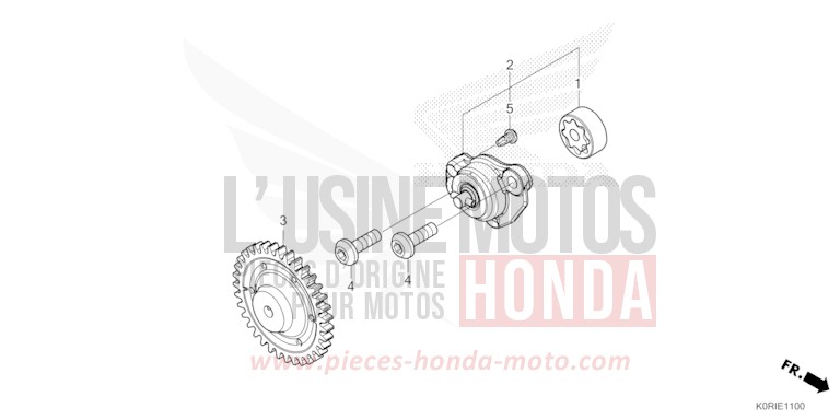 OIL PUMP for SH125AD MAT PEARL COOL WHITE (NHB44) from 2023