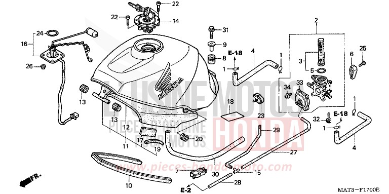 RESERVOIR A CARBURANT (V/W) for   from 