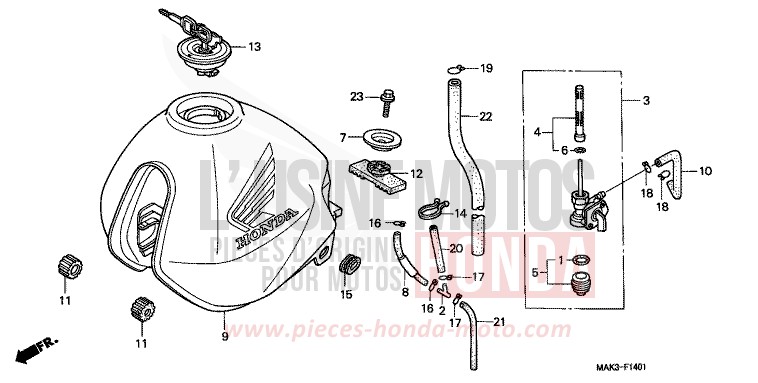 RESERVOIR A CARBURANT (2) for   from 