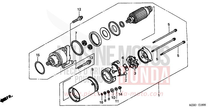 MOTEUR DE DEMARRAGE for   from 