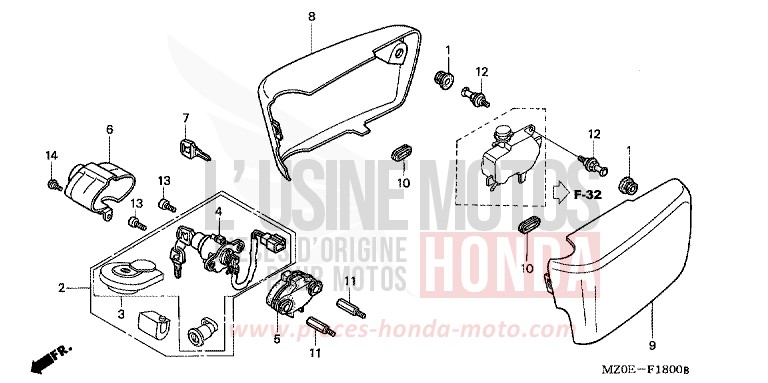 COUVERCLE LATERAL for   from 