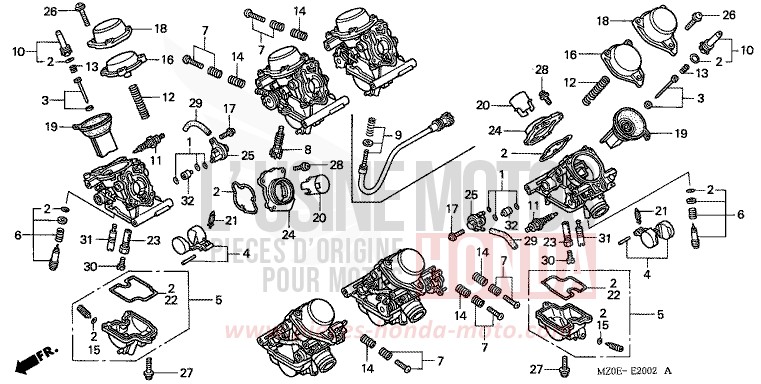 CARBURATEUR (PIECES CONSTITUTIVES) for   from 