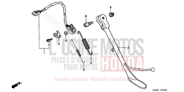 BEQUILLE LATERALE for   from 