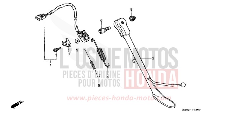 BEQUILLE LATERALE for   from 