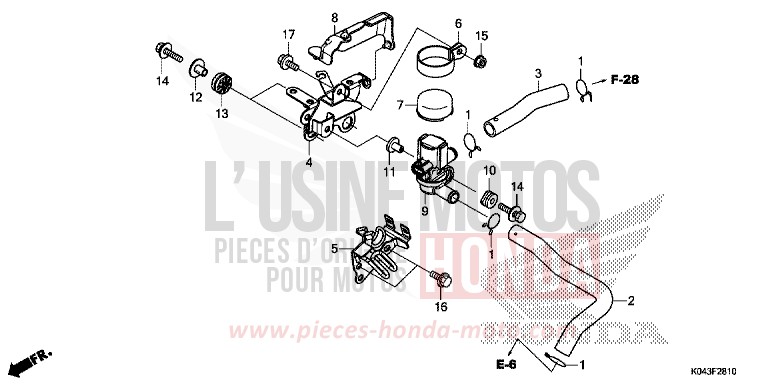 ELECTROVANNE INJECTION D'AIR for   from 