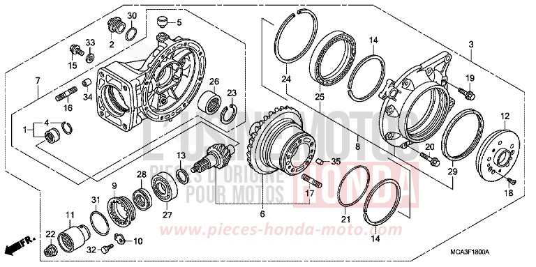 ENGRENAGE MENE DE SORTIE for   from 