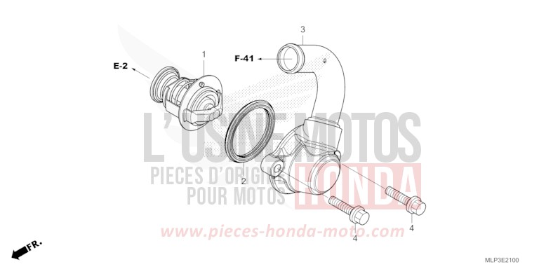 THERMOSTAT for CL500A CANDY ENERGY ORANGE (YR249) from 2023
