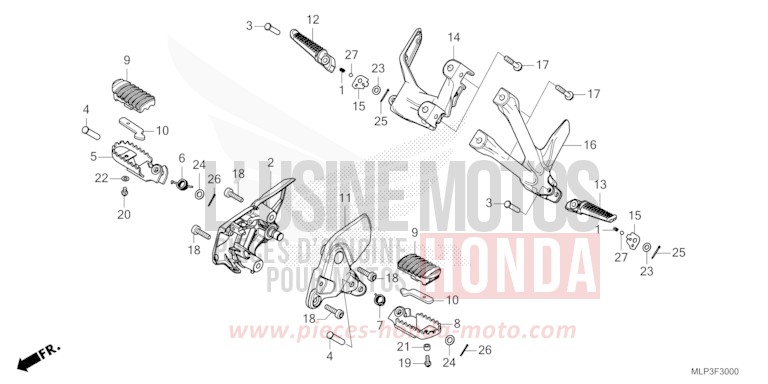 STEP for CL500A MAT LAUREL GREEN METALLIC (G207) from 2023