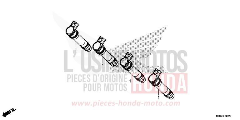 IGNITION COIL for CBR1000SP GRAND PRIX RED (R380) from 2022