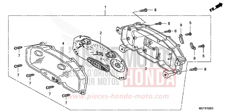CONTACHILOMETRI VELOCITÀ (FJS400D8) per   del 