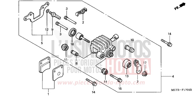MACHOIRE DE FREIN DE PARKING for   from 