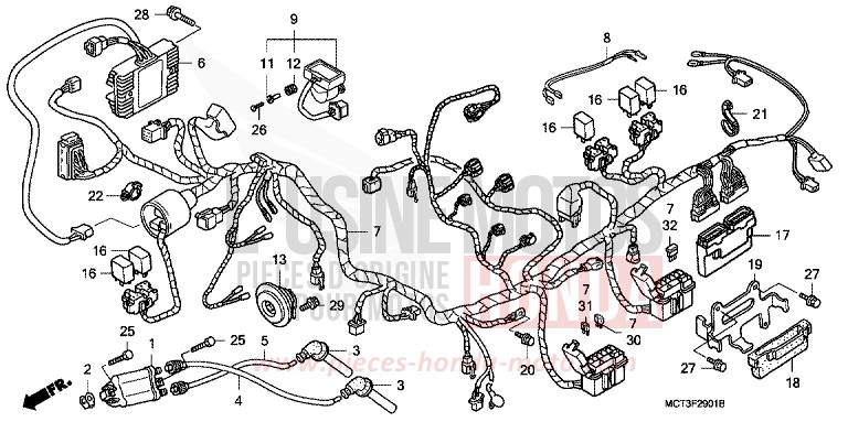 FAISCEAU DES FILS (FJS600A3/A4/A5) for   from 