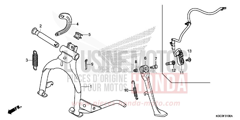 STAND for C125A PEARL NEBULA RED (R376) from 2019