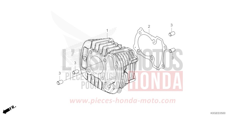 CYLINDER for C125A PEARL NILTAVA BLUE (PB415) from 2022