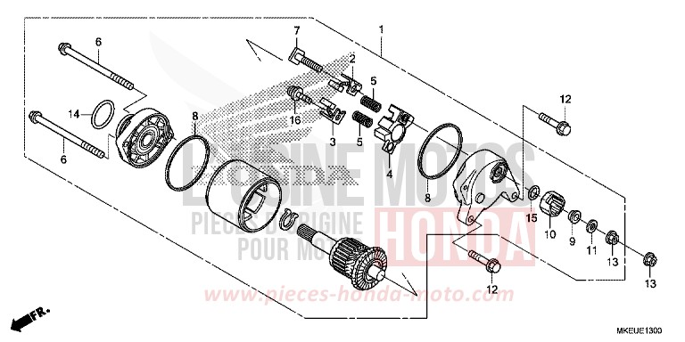 STARTING MOTOR for CRF450L EXTREME RED (R292) from 2019