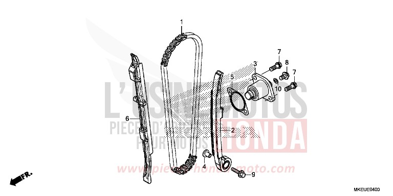 CAM CHAIN/TENSIONER for CRF450L EXTREME RED (R292) from 2020