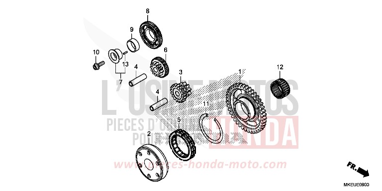 STARTING CLUTCH for CRF450L EXTREME RED (R292) from 2020