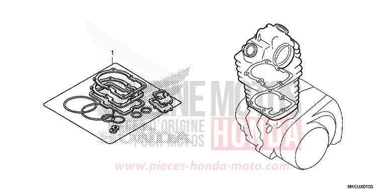 GASKET KIT A for CRF450L EXTREME RED (R292) from 2020