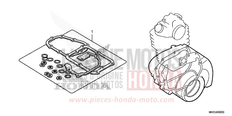 GASKET KIT B for CRF450L EXTREME RED (R292) from 2020