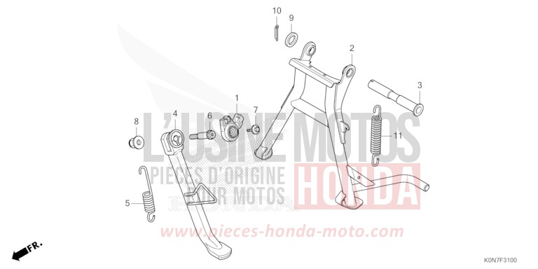 STAND for CBF125M NOIR (NH1) from 2021