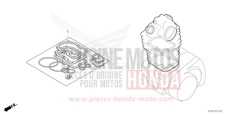 GASKET KIT A for CBF125M PEARL COOL WHITE (NHA16) from 2021