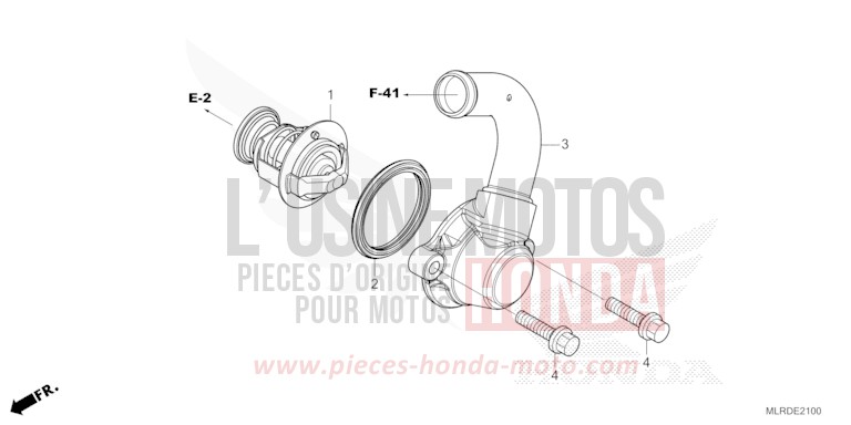 THERMOSTAT for NX500 GRAND PRIX RED (R380) from 2024