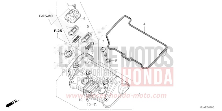 CYLINDER HEAD COVER for CMX1100 GUNMETAL BLACK METLLIC (NHC52) from 2024