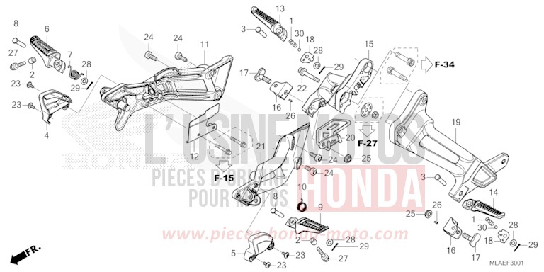 STEP (CMX1100A2/D2) for CMX1100 GUNMETAL BLACK METLLIC (NHC52) from 2024