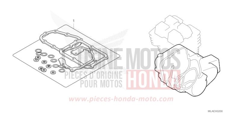 GASKET KIT B for CMX1100 GLINT WAVE BLUE METALLIC (B197) from 2024