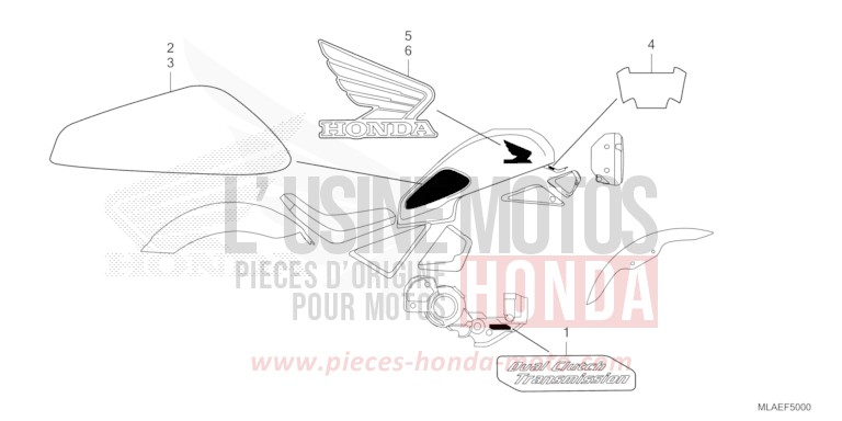 MARK/STRIPE for CMX1100 IRIDIUM GRAY METALLIC (NHC65) from 2024
