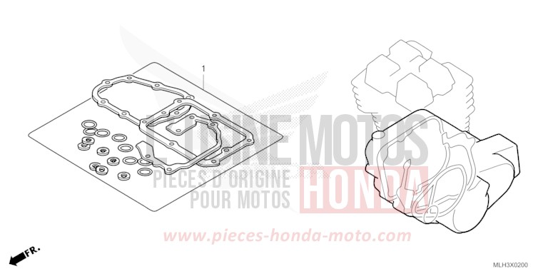 GASKET KIT B for CMX500 PEARL SHINING BLACK (NHB98) from 2024