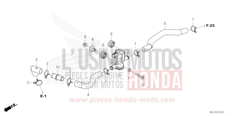 AIR INJECTION SOLENOID VALVE for CMX500 MAT GUNPOWDER BLACK METALLIC (NH436) from 2024