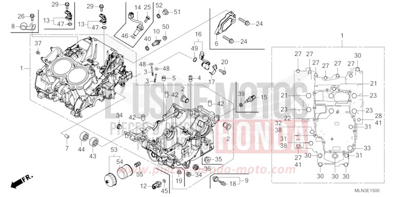 CARTER per CRF1100A GRAND PRIX RED (R380B) del 2024