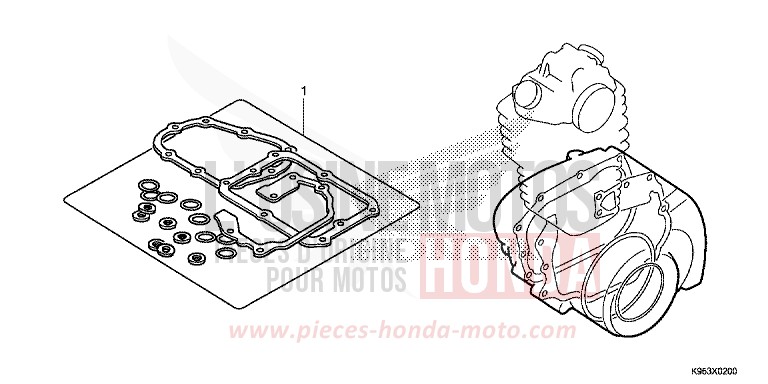GASKET KIT B for CRF250RX EXTREME RED (R292) from 2020