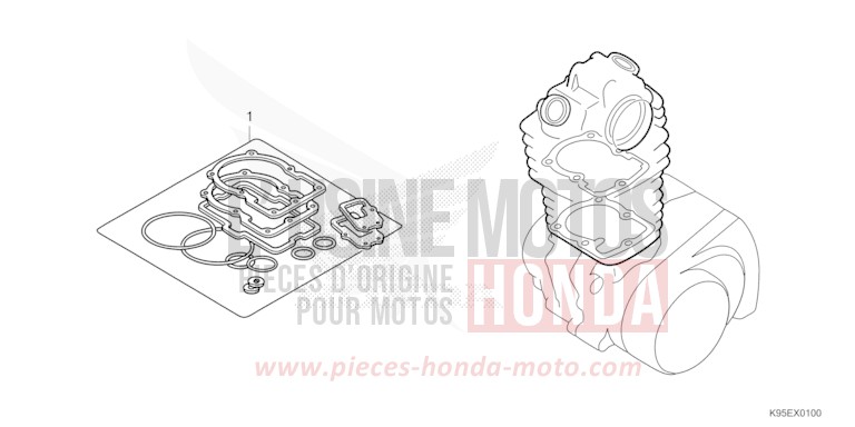 GASKET KIT A for CRF250RX EXTREME RED (R292) from 2022