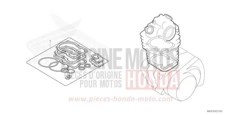 GASKET KIT A for CRF450R EXTREME RED (R292) from 2024