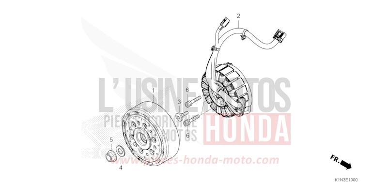 A.C.G. STARTER for FSH125 CANDY LUSTER RED (R368) from 2024