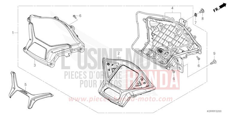 METER for SH125AD PEARL FALCON GRAY (NHC61) from 2024